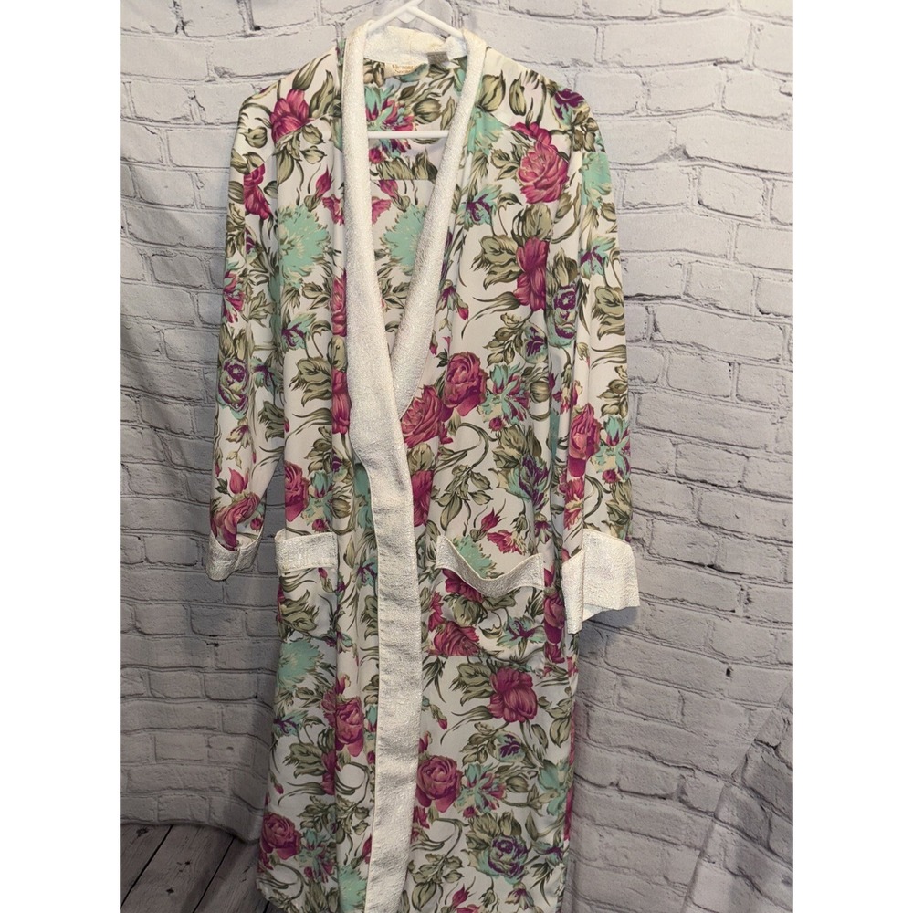 VTG Victoria's Secret Gold Label Long Robe sz MEDIUM